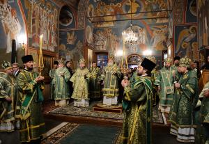 Патриарх Кирилл в Оптиной пустыни