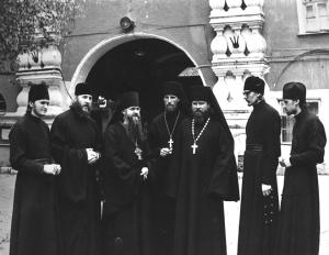 Первая братия Данилова монастыря. 1984 г.