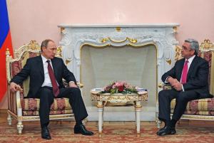 Владимир Путин и Серж Саргсян