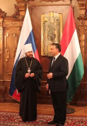 Митрополит Волоколамский Иларион встретился с премьер-министром Венгрии Виктором Орбаном