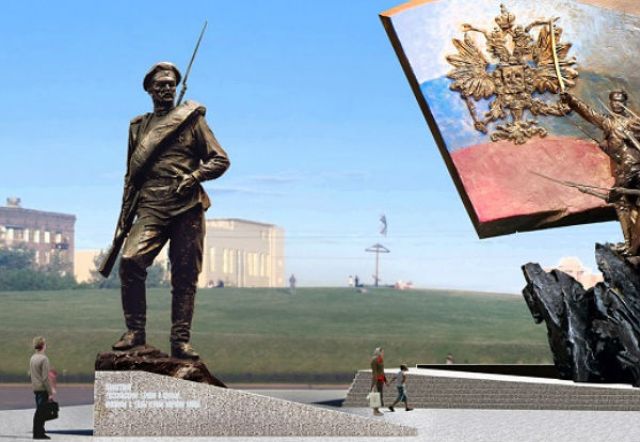 Проект памятника воинам Первой мировой войны народного художника России Андрея Ковальчука