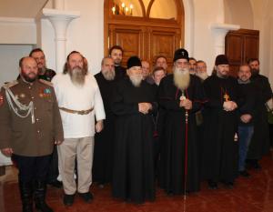 Встреча писателей и общественных деятелей со старообрядческим митрополитом Корнилием