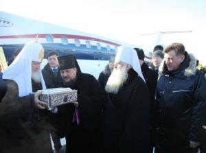Святеший Патриарх Кирилл привёз в Волгоград Дары волхвов
