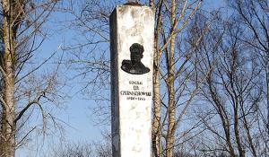 Памятник генералу Черняховскому в польском городе Пененжно