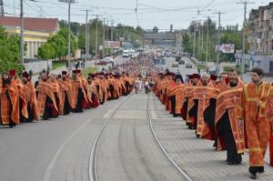 Крестный ход в Запорожье, 4 мая 2014 года