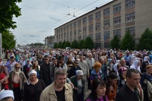 Крестный ход в Запорожье, 4 мая 2014 года