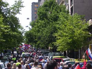 В Белграде прошёл Крестный ход в поддержку русских жителей Украины