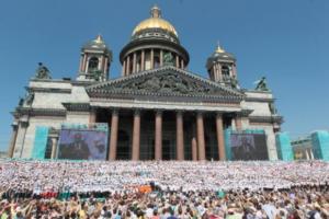 Хоровой праздник в День славянской письменности и культуры в Петербурге