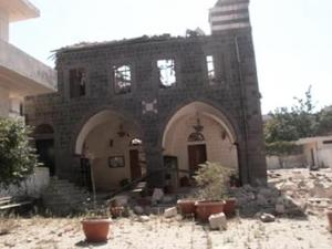 Разрушенный храм в Хомсе