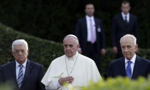 Папа Римский Франциск, Махмуд Аббас и Шимон Перес