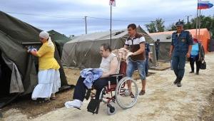 Украинские беженцы в Ростовской области