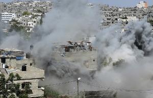 Сектор Газа в огне