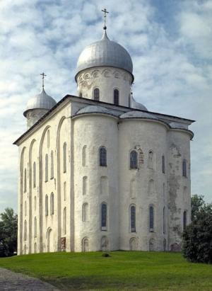 Георгиевский собор новгородского Юрьева монастыря