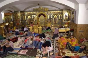 Богоявленский кафедральный собор Горловки стал бомбоубежищем