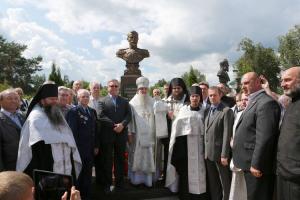 Открытие памятника Государю Николаю II в Николо-Берлюковском мужском монастыре