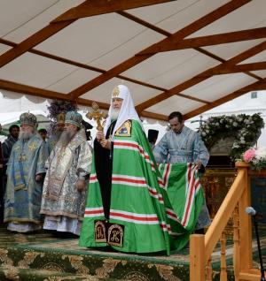 Патриарх Кирилл. 700-летие Толгского монастыря.