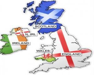 Великобритания: Англия, Шотландия, Уэльс и Северная Ирландия