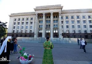 В ходе своего первого визита в Одесскую епархию Предстоятель УПЦ помолился о упокоении сожжённых заживо в Доме профсоюзов