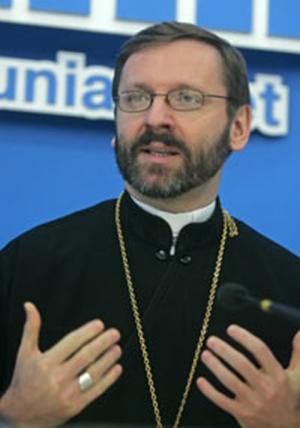 Глава украинских униатов архиепископ Святослав (Шевчук)