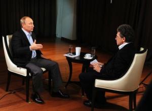Владимир Путин ответил на вопросы представителя немецкого телеканала ARD Хуберта Зайпеля
