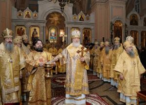Святейший Патриарх Кирилл совершил великое освящение главного храма Иоанно-Предтеченского монастыря Москвы