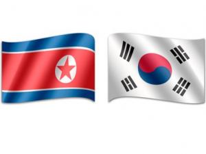 Флаги Южной и Северной Кореи