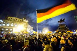 Демонстрация в Дрездене