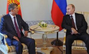 Владимир Путин и Алмазбек Атамбаев