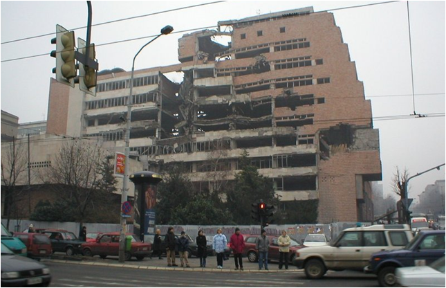 Белград после натовских бомбежек