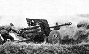 76-мм дивизионная пушка времён войны
