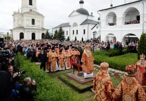 Патриарх Кирилл в Серпухове