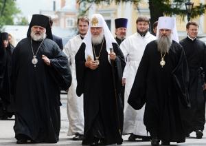 Святейший Патриарх Кирилл в Александро-Невской лавре