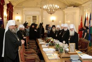 Заседание Св.Синода РПЦ в Петербурге