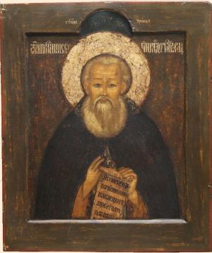 Преподобный Сергий Радонежский. Икона, XVII век