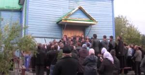 Беспорядки у храма в селе Катериновка