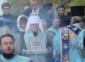 Икона Курско-коренная прибыла в родной монастырь