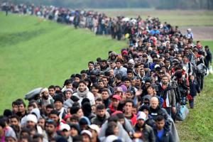 Беженцы на пути в Европу