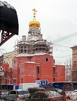 Храм Ксении Петербургской на Лахтинской улице в СПб.