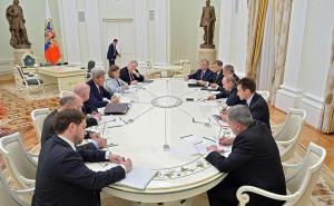 Переговоры Владимира Путина и Джона Керри