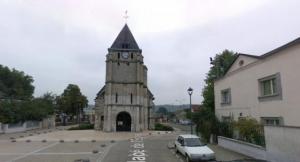 Церквь города Сент-Этьен-дю-Рувре