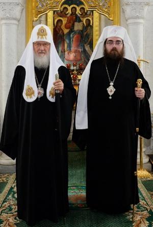 Святейший Патриарх Кирилл и Блаженнейший Митрополит Чешских земель и Словакии Ростислав