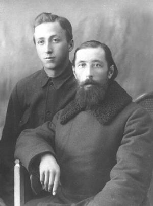 Протоиерей Петр Пушкинский с братом Василием. 1927г.