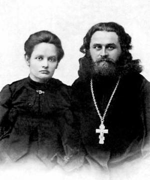 Священник Константин Сухов с супругой Софьей Васильевной