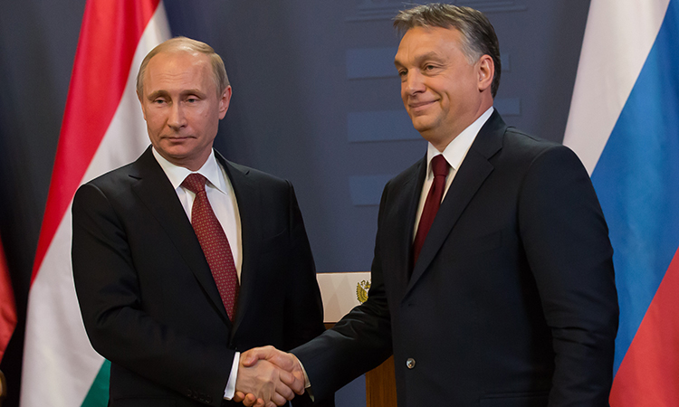 Путин и Орбан