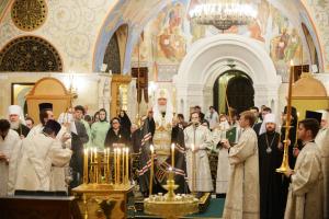 Патриарх Кирилл совершает литию