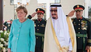 А.Меркель и король СА
