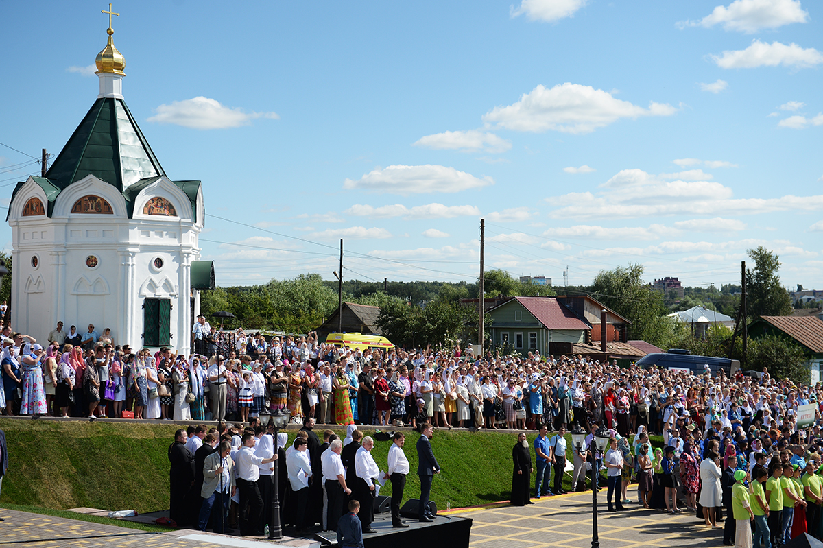 Церковные торжества в Арзамасе в честь 150-летия Патриарха Сергия (Страгородского)