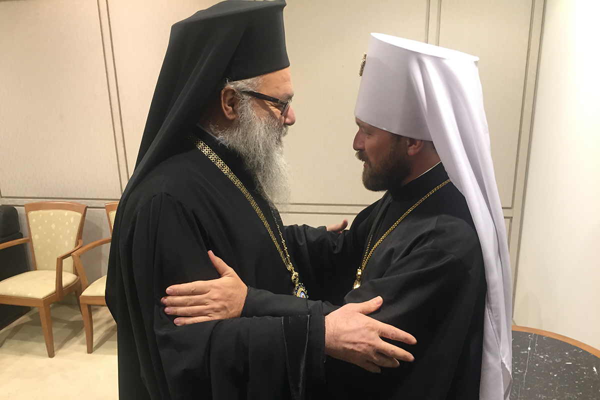 Патриарх Антиохийский Иоанн принял митрополита Волоколамского Илариона