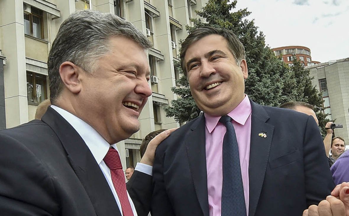 Пётр Порошенко и Михаил Саакашвили