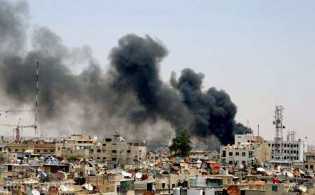 Дамаск под обстрелом